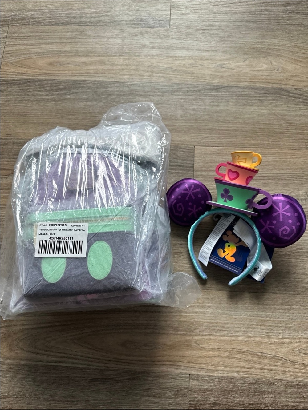 Disney Parks Loungefly Backpack and Ears